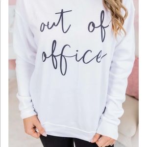 Pink Lily Graphic Sweatshirt